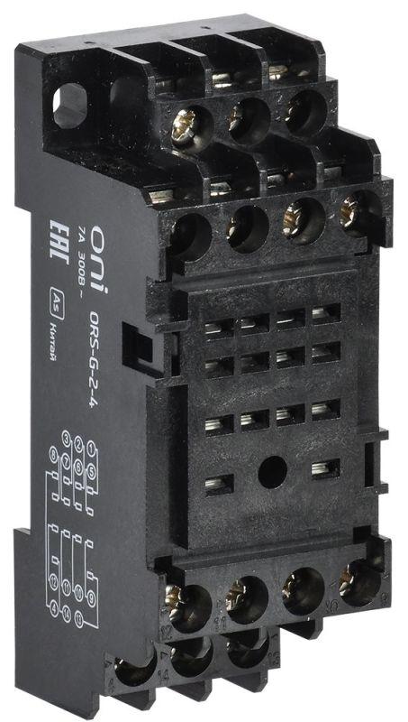 розетка ors-g-2-4 для реле ogr-2 4c oni ors-g-2-4-g от BTSprom.by