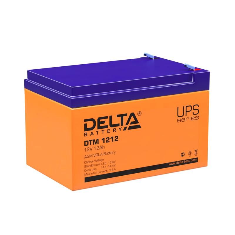 аккумулятор ups 12в 12а.ч dtm 1212 delta 4614010050008 от BTSprom.by