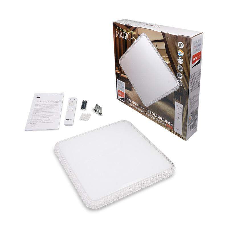 светильник светодиодный декоративный ppb magic-s dim 60вт 3000-6500к ip20 485х485х68 настенно-потолочный jazzway 5012196a от BTSprom.by