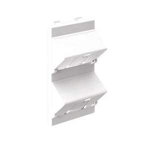 плата наклонная защ. шторки на 2-мод. md (rj45 оптоволокно) cima-модуль 52х108мм бел. simon connect s80b-9 от BTSprom.by