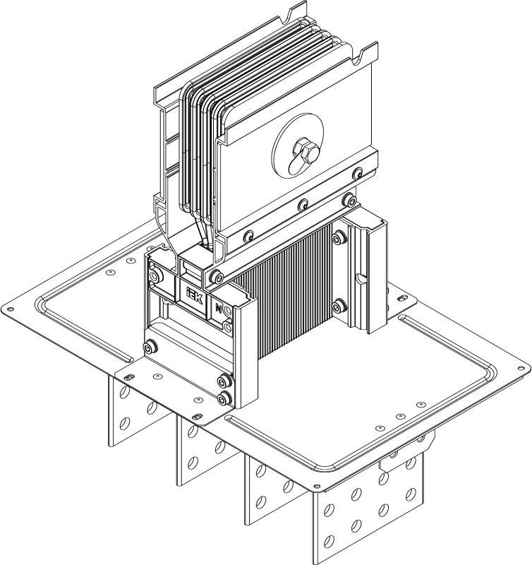секция фланцевая тип2 2000а cu 3l+n+per ip55 тран. iek lb-2000c4-35-f-f2 от BTSprom.by