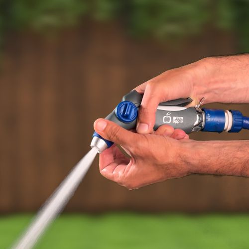  Пистолет-распылитель регулир. латун. форсунка 3 реж. метал. (12/48) Green Apple Б0003092 фото в каталоге от BTSprom.by