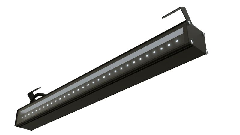 светильник l-line 600/10/д/840/pr/b/230ac ip67 4000к 1160лм ral9005 муар ud ledel ln10-142-713-1115-ud от BTSprom.by