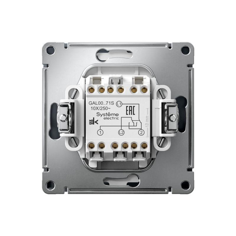  Переключатель перекрестный ArtGallery 10AX быстрозажим. клем. механизм грифель SE GAL000771S фото в каталоге от BTSprom.by