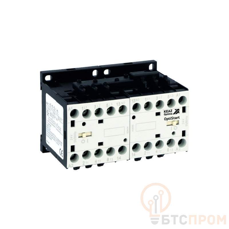 Мини-контактор реверсивный OptiStart K-MCP-12-30-10-A110 с подкл. силовой цепи КЭАЗ 335744 фото в каталоге от BTSprom.by  Мини-контактор реверсивный OptiStart K-MCP-12-30-10-A110 с подкл. силовой цепи КЭАЗ 335744 фото в каталоге от BTSprom.by