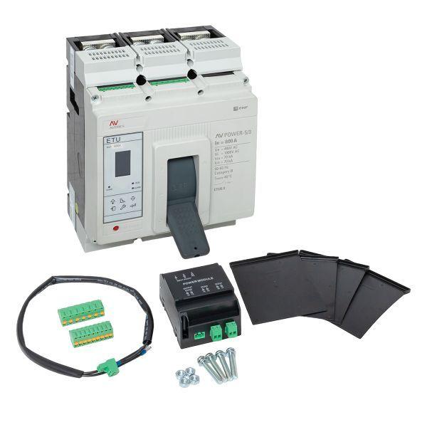  Выключатель автоматический 800А 70кА AV POWER-5/3 ETU6.0 AVERES EKF mccb-53-800M-6.0-av фото в каталоге от BTSprom.by