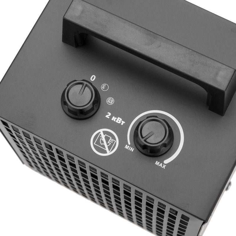  Пушка тепловая электрическая квадратная PTC 2кВт Rexant 60-0041 фото в каталоге от BTSprom.by