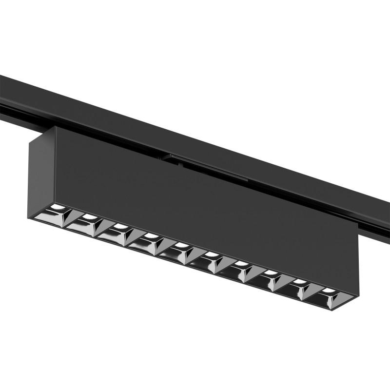 светильник трековый edder 20вт 4000к ip20 220в l273мм 30град. 1ф поворотн. со светодиодом алюм. черн. denkirs 717782 от BTSprom.by