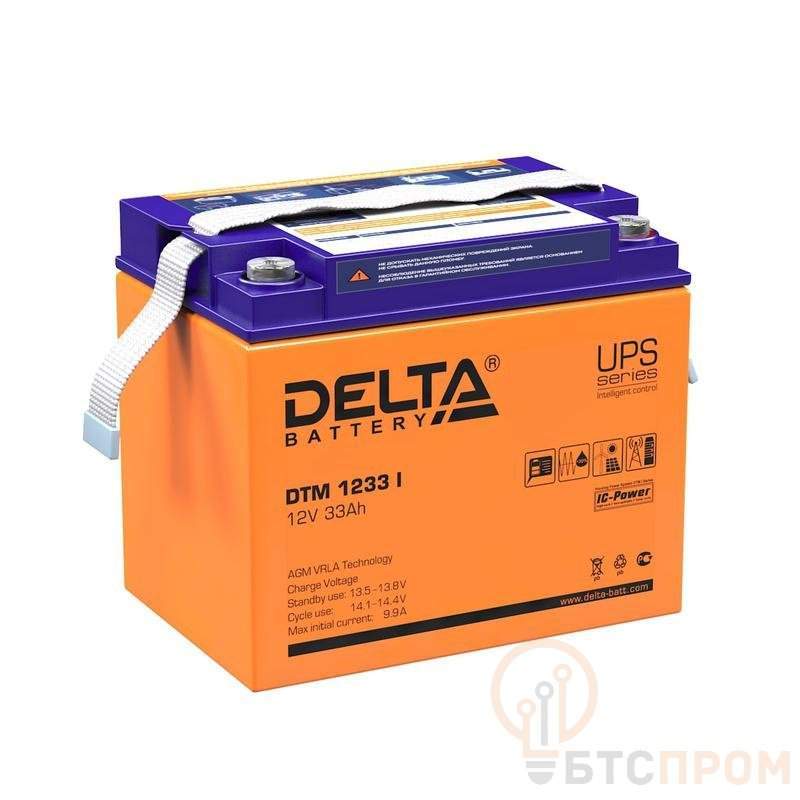 аккумулятор ups 12в 33а.ч delta dtm 1233 i от BTSprom.by