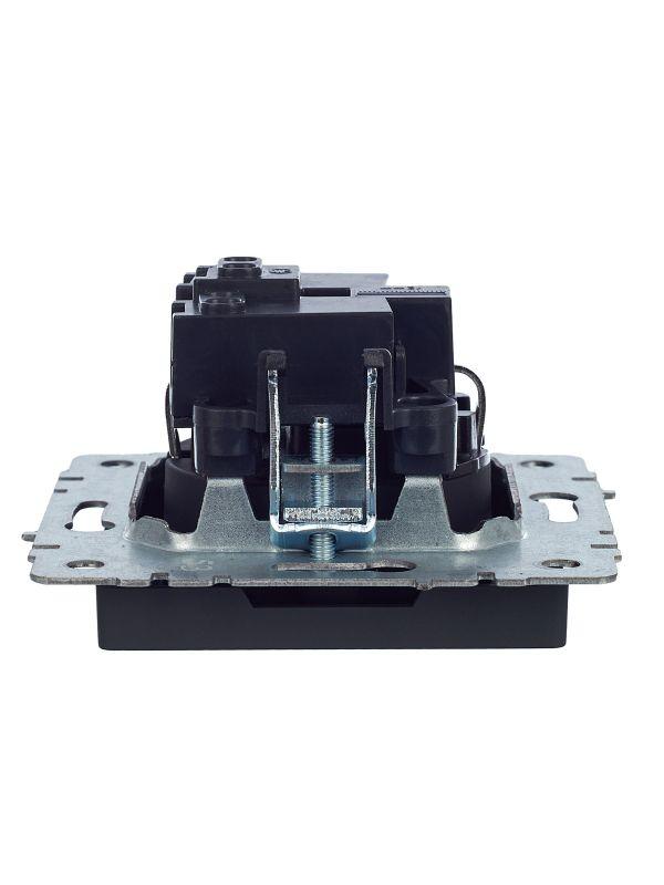  Розетка 1-м СП BRITE РС14-1-0-БрГ 16А с заземл. защ. шторки механизм графит IEK BR-R14-16-K53 фото в каталоге от BTSprom.by