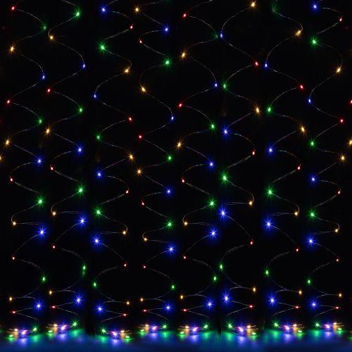  Гирлянда светодиодная "Занавес" 3х3м 240microLED мультиколор USB Holiday INZR-02 Intro Б0060436 фото в каталоге от BTSprom.by
