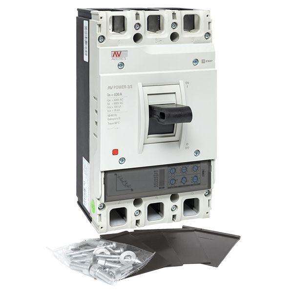  Выключатель автоматический 630А 100кА AV POWER-3/3 ETU2.0 AVERES EKF mccb-33-630H-2.0-av фото в каталоге от BTSprom.by