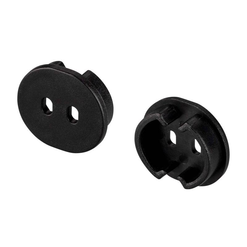 заглушка arh-round-d20-dual black с отверстием пластик arlight 039302 от BTSprom.by