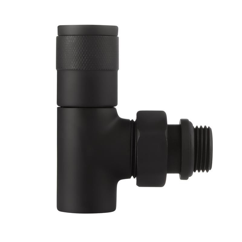  Набор дизайн-вентилей PIANO угловой 1/2дюйм черн. Royal Thermo НС-1422585 фото в каталоге от BTSprom.by