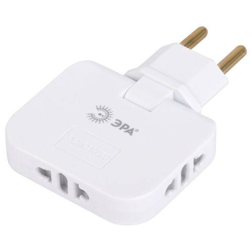 разветвитель электрический 3-м 10а spf-3-fl поворотн. бел. эра б0069088 от BTSprom.by