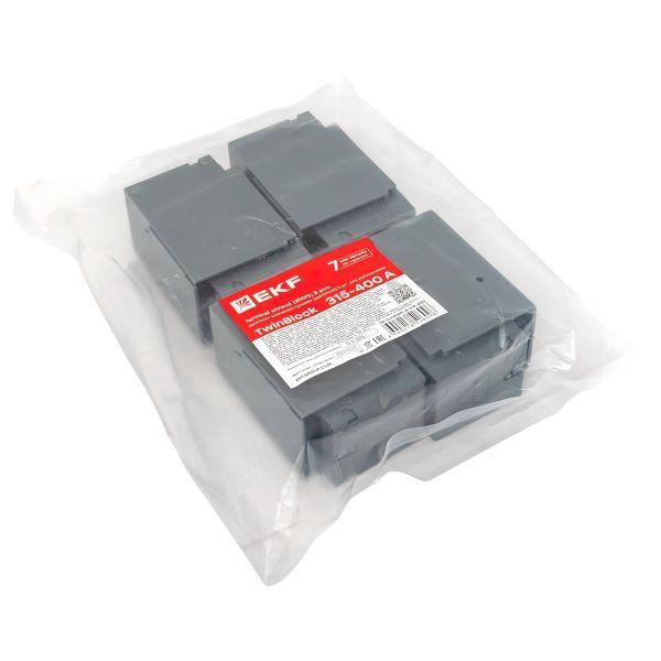  Комплект клеммных крышек (короткие) для рубильников TwinBlock 315-400А (уп.8шт) EKF tb-cvrshort-8-315-400 фото в каталоге от BTSprom.by
