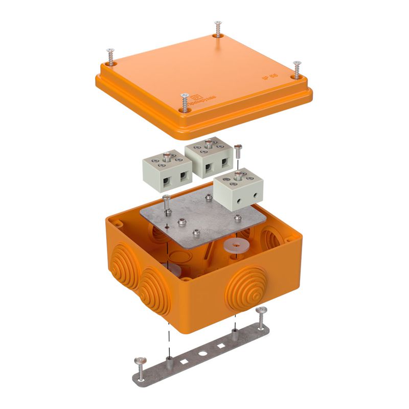 коробка огнестойкая оп 40-0300-fr6.0-6 е15-е120 100х100х50 промрукав 40-0300-fr6.0-6 от BTSprom.by