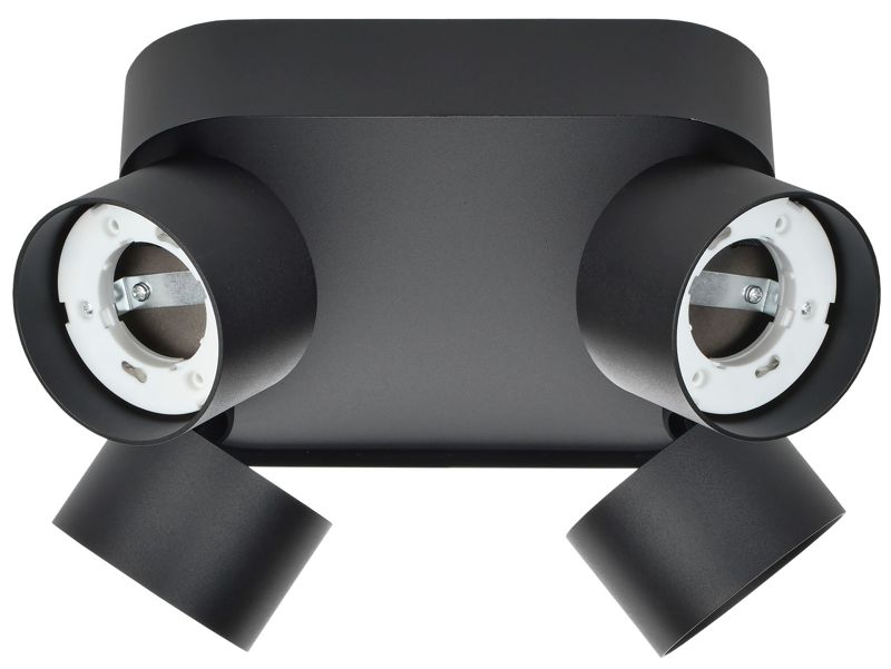 светильник 4044 накладной потолочный 4хgx53 черн. iek lt-upb0-4044-gx53-1-k02 от BTSprom.by