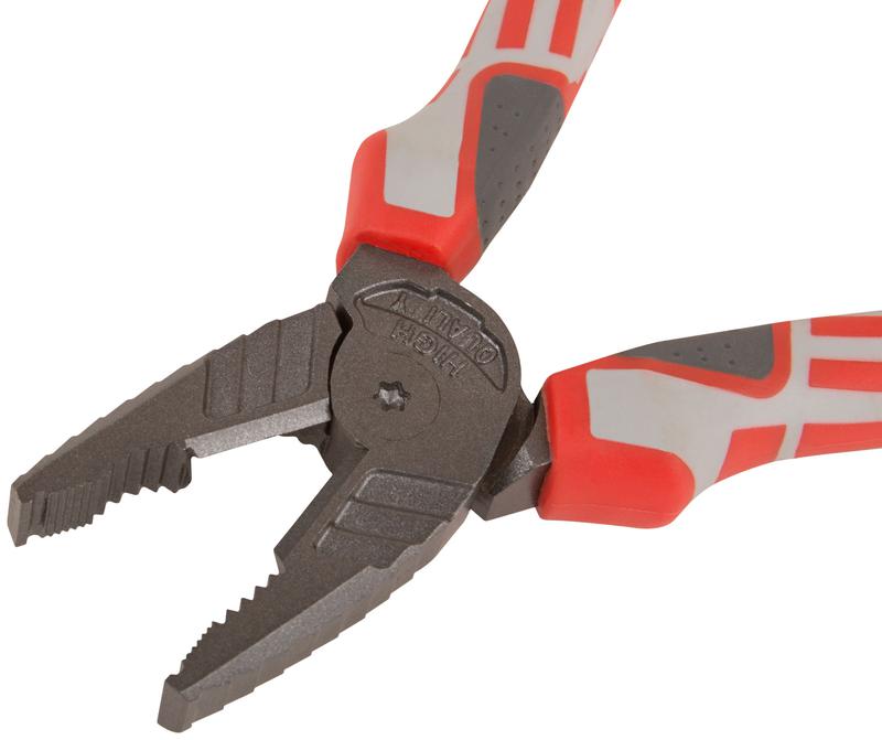  Плоскогубцы комбинированные "Эталон" CrV сталь ребра жесткости на губках тефлоновое покрытие 3К прорезиненные ручки 180мм FIT 50694 фото в каталоге от BTSprom.by