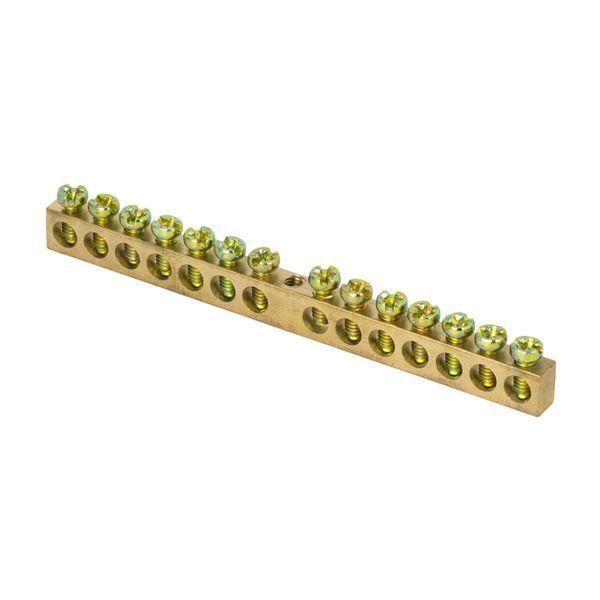 шина pen "ноль-земля" 6х9 14 отвер. латунь крепеж по центру розн. стикер proxima ekf sn0-63-14-r от BTSprom.by шина pen "ноль-земля" 6х9 14 отвер. латунь крепеж по центру розн. стикер proxima ekf sn0-63-14-r от BTSprom.by