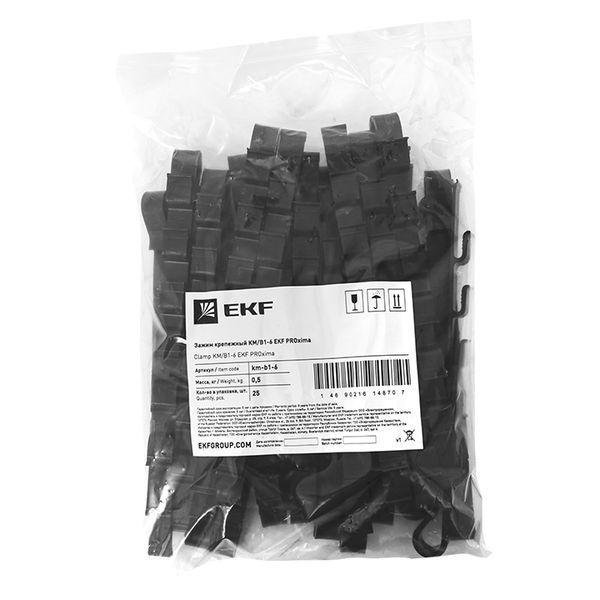  Зажим крепежный КМ/В1-6 EKF km-b1-6 фото в каталоге от BTSprom.by