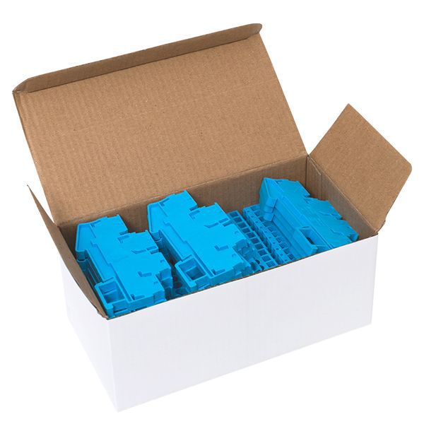  Колодка клеммная ST-4 32А пружинная двойн. син. EKF plc-jxb-st-4-4-2-blue фото в каталоге от BTSprom.by