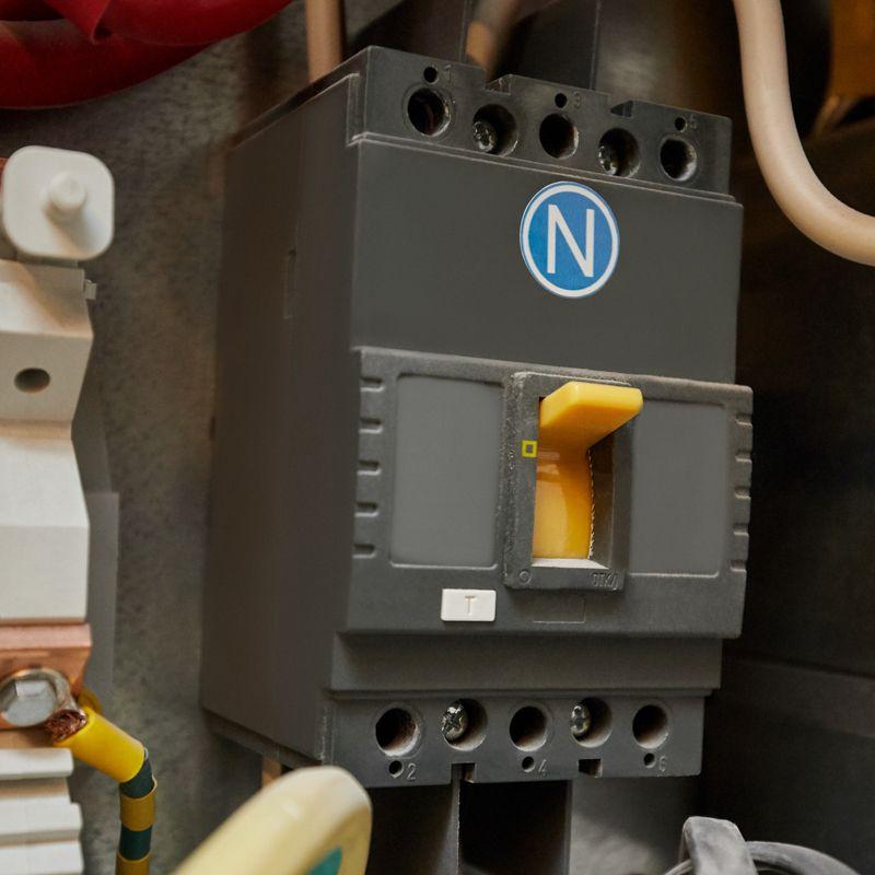  Наклейка знак электробезопасности "N" d20мм Rexant 56-0059 фото в каталоге от BTSprom.by