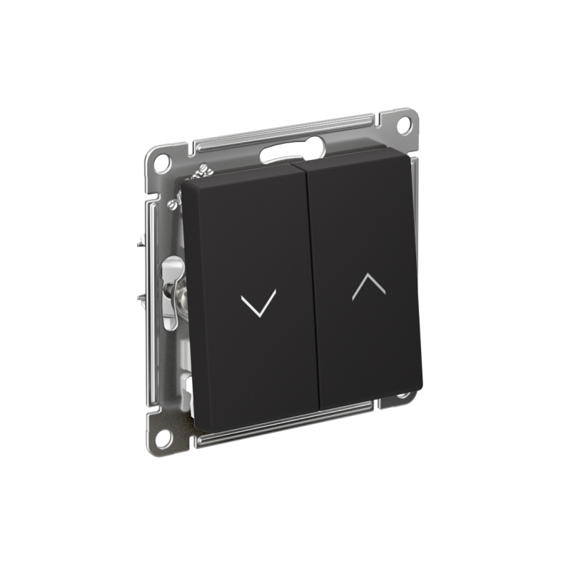 выключатель 2-кл. atlasdesign для жалюзи 2х сх.4 10а мех. карбон se atn001019 от BTSprom.by