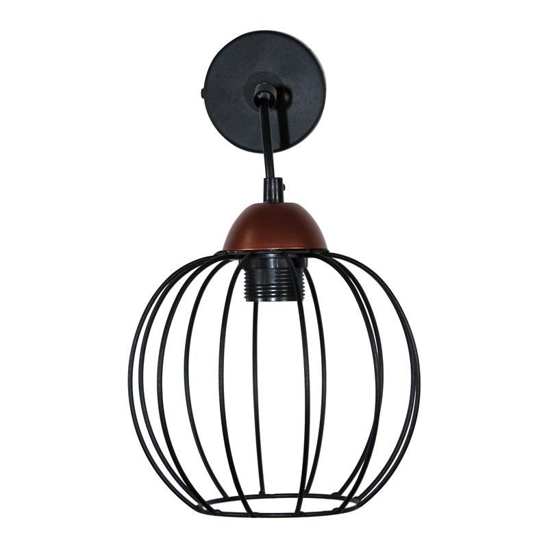  Светильник "Конти" 511 (Плафон Шар) НББ 01-60-165 Е27 (ИМ) настенный медь черн. муар Элетех 1005405032 фото в каталоге от BTSprom.by