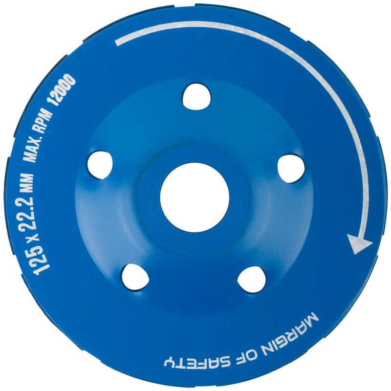  Диск шлифовальный алмазный посадочный диаметр 22.2мм два ряда сегментов 125мм MOS 39518М фото в каталоге от BTSprom.by