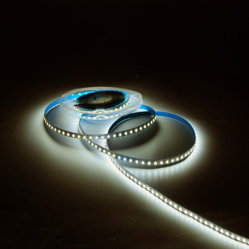  Лента светодиодная Basic 2835/120-SMD 10Вт/м 3000К тепл. бел. IP20 700лм/м 12В 8мм (уп.5м) GAUSS BT039 фото в каталоге от BTSprom.by