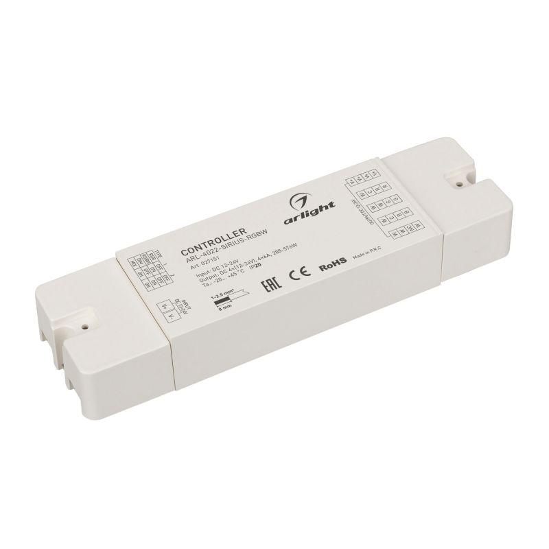 контроллер arl-4022-sirius-rgbw (12-24в 4х6а 2.4g) (ip20 пластик) arlight 027151 от BTSprom.by