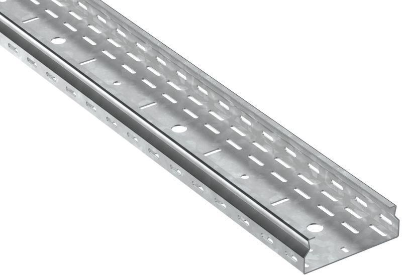 Лоток листовой перфорир. 50х150 L2500 сталь 2.0мм HDZ ESCA 7 IEK CLP10-050-150-200-D25-HDZ от BTSprom.by