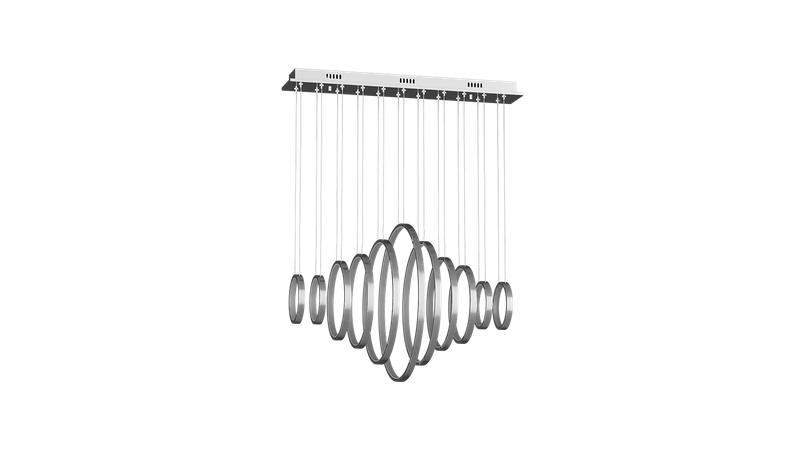 люстра подвесная декоративная spring 67 3000 ad14036-11a-ch хром designled 00-00002039 от BTSprom.by