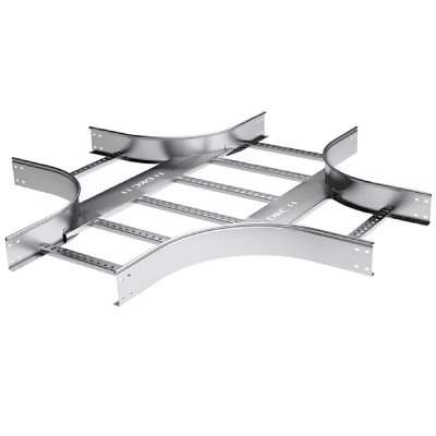 ответвитель для лестн. лотка х-образ. 100х300 r-300 гор. оцинк dkc lx1303hdz от BTSprom.by