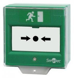 устройство разблокировки двери со стеклянной вставкой st-er114d-gn smartec 258158 от BTSprom.by