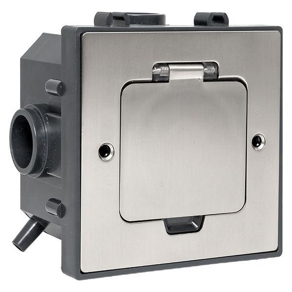 лючок напольный c-line 2 (с напольной коробкой) ekf cl-ln-knl-2 от BTSprom.by