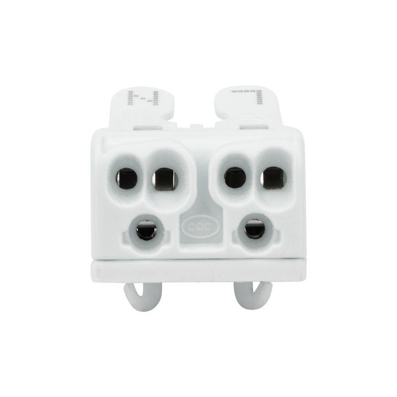  Клемма пружинная соединительная КСП 2-полюсная с монтажными ножками (уп.100шт) Rexant 07-6214-1 фото в каталоге от BTSprom.by