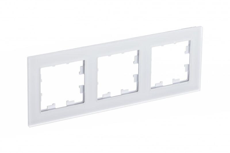 рамка 3-м atlasdesign nature матов. стекло бел. se atn330103 от BTSprom.by