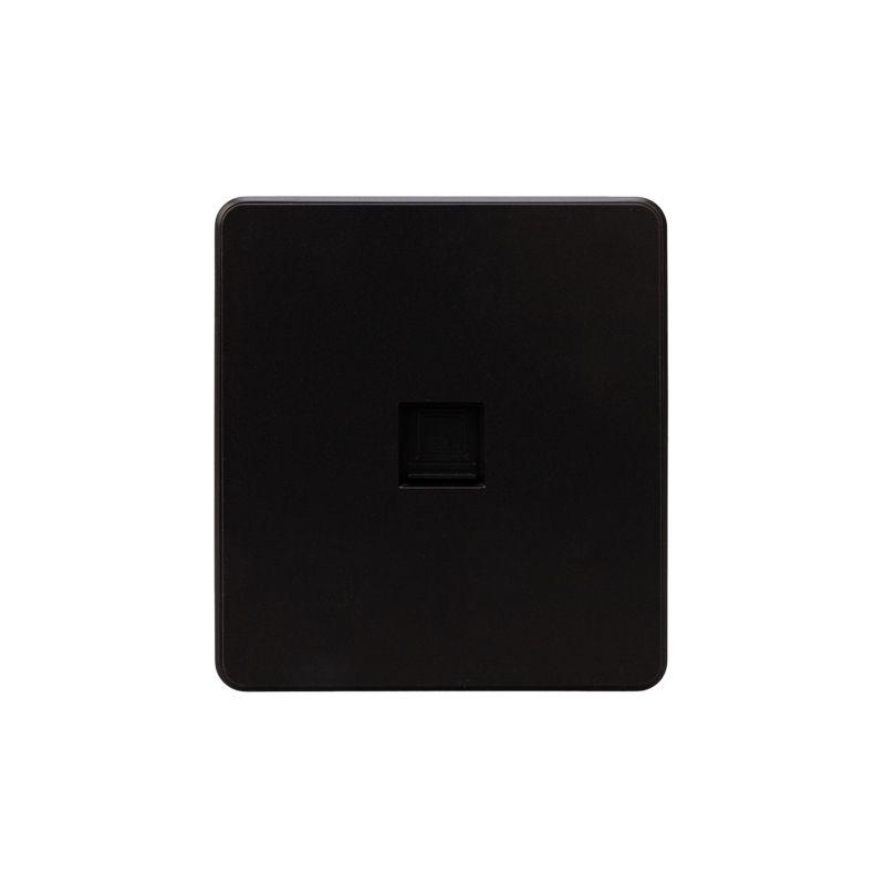 розетка компьютерная сп round miele rj45 кат.6 оникс kranz kr-78-0724-3 от BTSprom.by