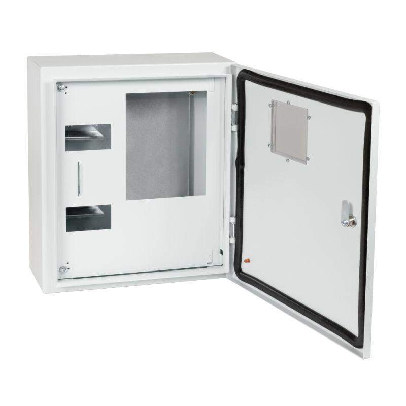 корпус металлический щурн-про-3-мп/8-415х370х147-ip66-ухл1 (с окном учета 3ф счетчик на мп 8 модулей про) кэаз 367475 от BTSprom.by