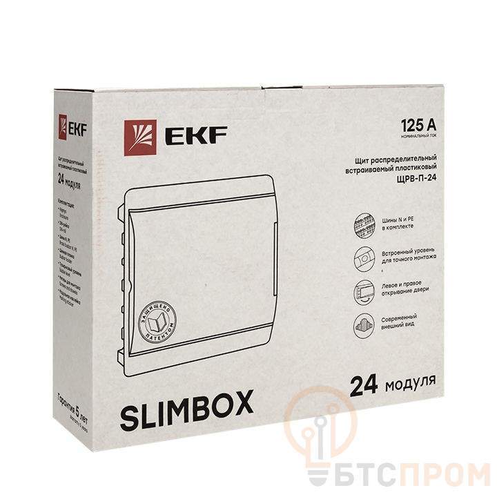  Щит ЩРВ-П-24 "SlimBox" IP41 PROxima EKF sb-v-24 фото в каталоге от BTSprom.by