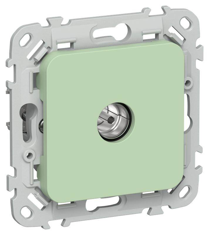 розетка телевизионная оконечная сп flite ртвм-1-1-1-флф тип m экранир. механизм фисташк. iek fi-a13-o-k93 от BTSprom.by