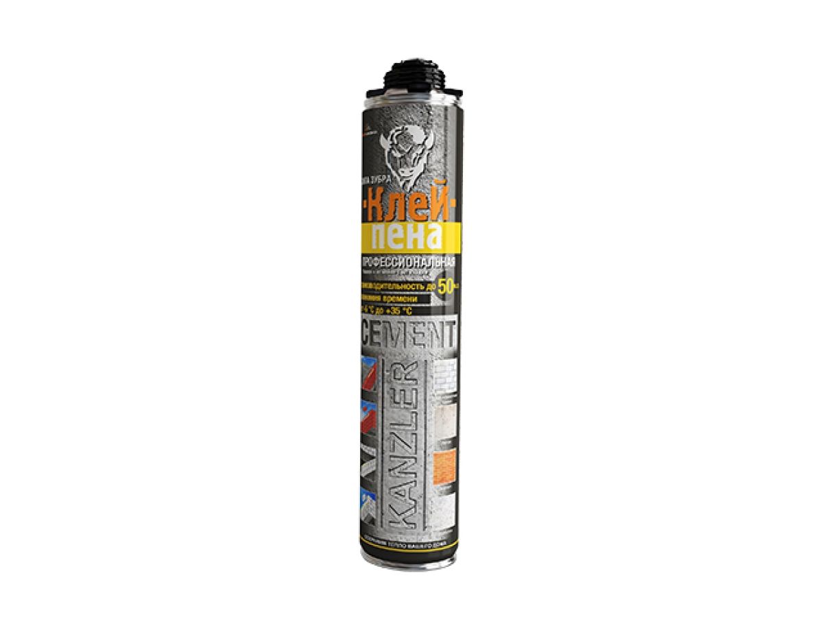 клей-пена полиуретановая професс. kanzler cement (850мл) (смесь для кладки) 4814016003926 от BTSprom.by
