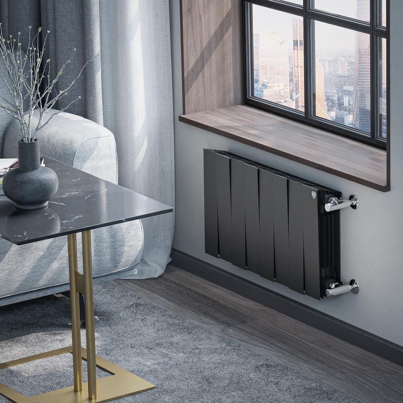  Радиатор PianoForte 300 8 секц. биметал. Noir Sable Royal Thermo НС-1346071 фото в каталоге от BTSprom.by