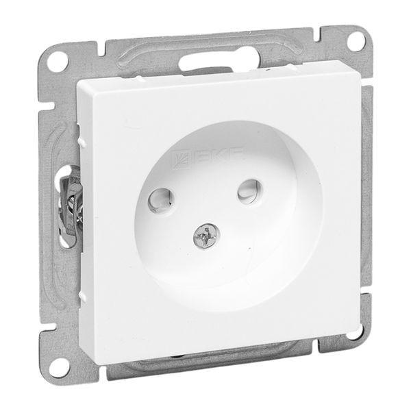 розетка сп эпика 16а без заземл. защ. шторки механизм бел. ekf up1-sow-101 от BTSprom.by