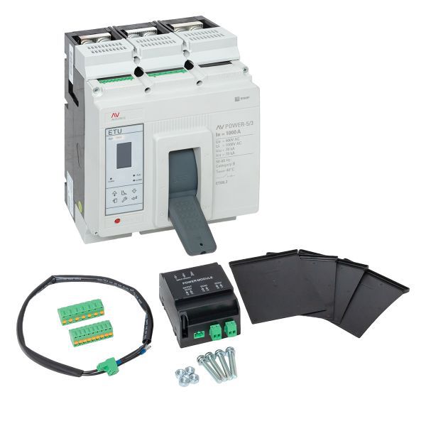  Выключатель автоматический 1000А 70кА AV POWER-5/3 ETU6.2 AVERES EKF mccb-53-1000M-6.2-av фото в каталоге от BTSprom.by