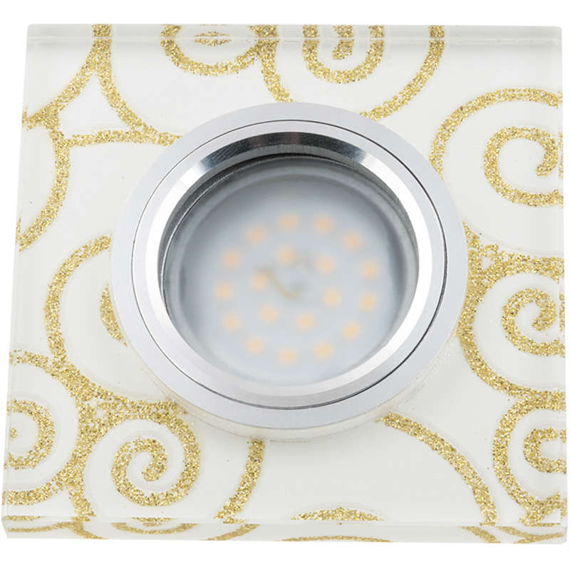 светильник декоративный luciole dls-l207 gu5.3 chrome/white fametto ul-00000382 от BTSprom.by