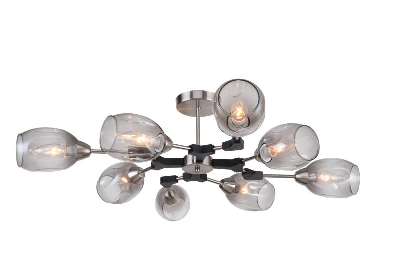 люстра ollison 40вт e14х8 ip20 freya fr5061pl-08n от BTSprom.by