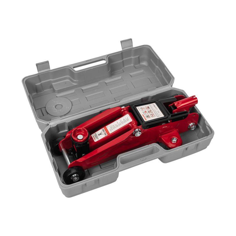  Домкрат гидравлический подкатной 2т в кейсе Rexant 80-0604 фото в каталоге от BTSprom.by